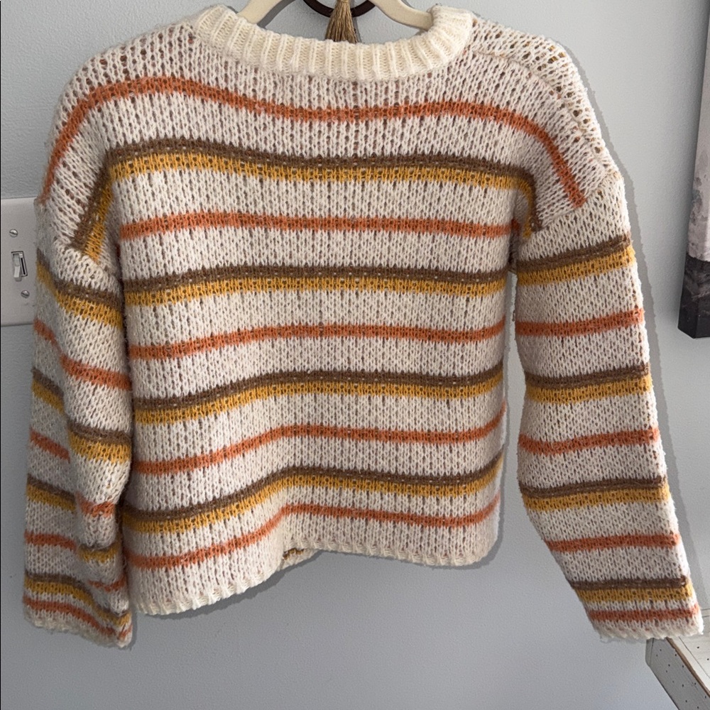 Easel Smiley Face Pattern Sweater - image 5